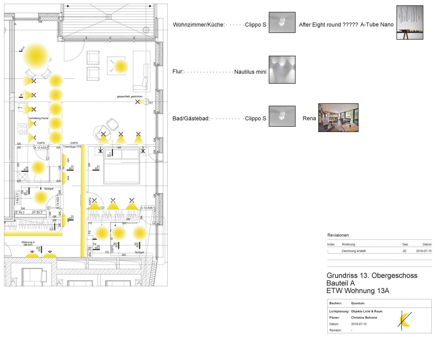 Lichtplanung - 2488 Leuchten